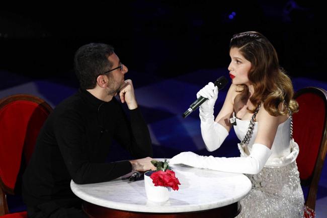 Laetitia Casta e Fabio Fazio 01