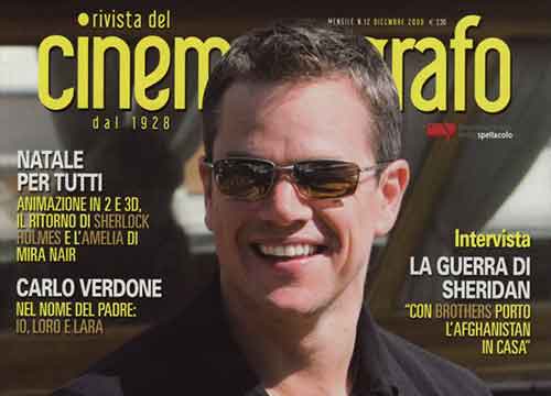 Matt Damon prima mia cover cinematografo