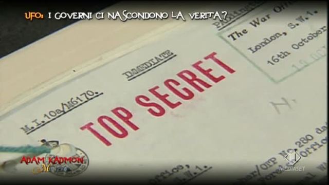 video mediaset ufo documenti